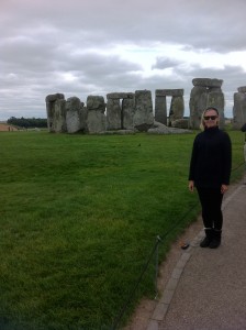 Alison McLean at Stonehenge, England
